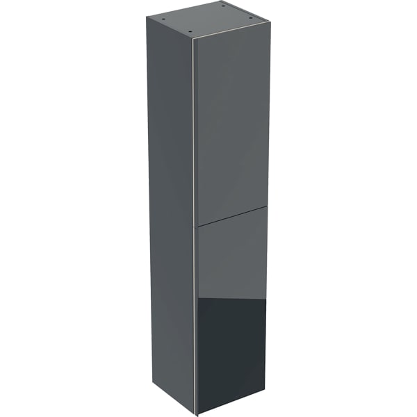 Geberit Acanto Hochschrank mit zwei Türen 38x173x36cm, schwarz Geberit Acanto Hochschrank mit zwei Türen 38x173x36cm, schwarz