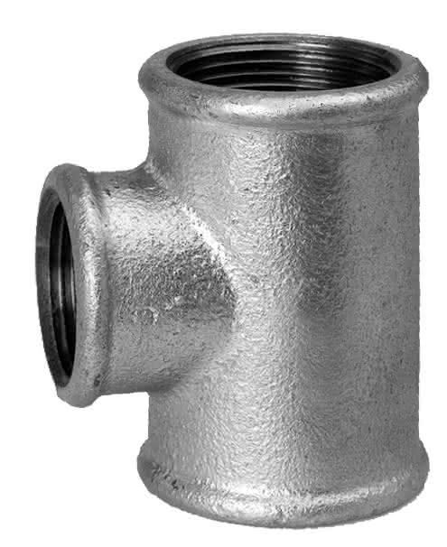 Temperguss-T-Stück Nr.130 11/4 x 3/4 x 11/4", verzinkt Temperguss-T-Stück Nr.130 11/4 x 3/4 x 11/4", verzinkt
