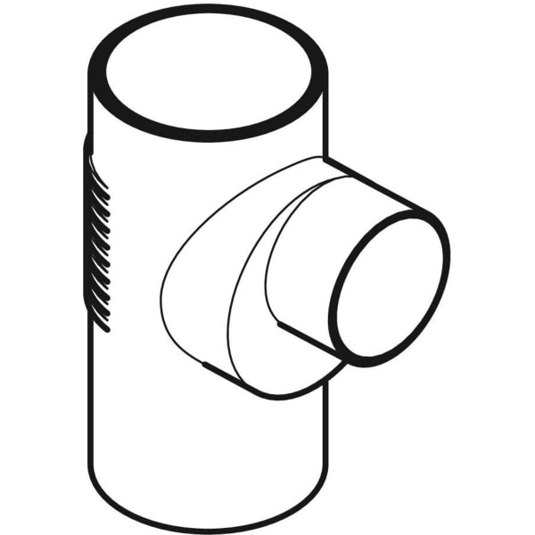 Geberit Silent-db20 Abzweig 88,5Gr d160/135