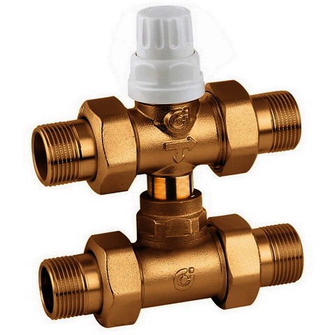 CA Vierwege Zonenventil für Stellantrieb 1/2"