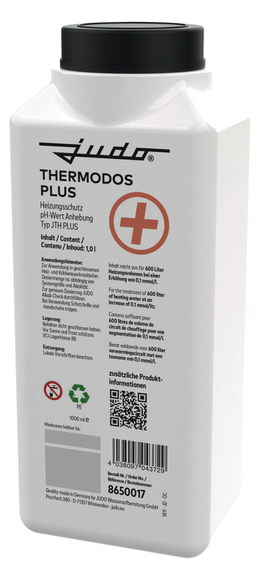 JUDO JTH-PLUS pH-Wert Korrektur JUDO JTH-PLUS pH-Wert Korrektur