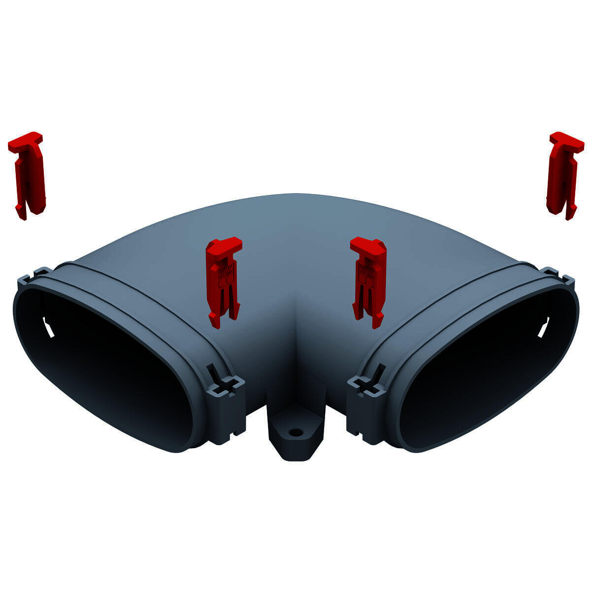 HELIOS Flexpipe Bogen Horizontal FRS-BH 51
