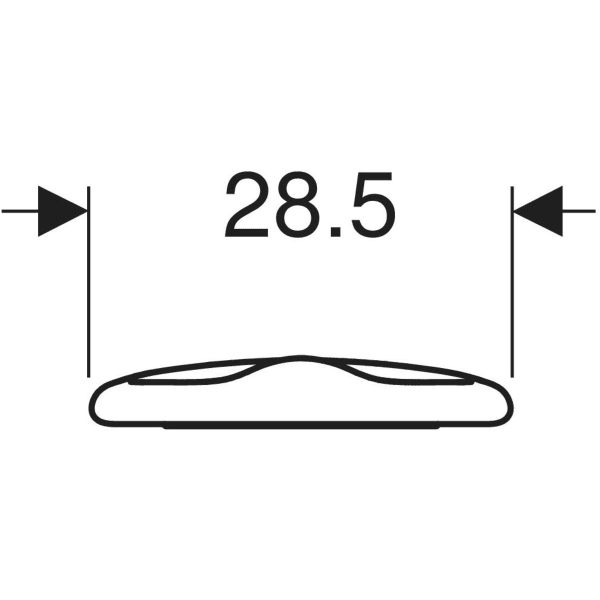 Geberit Bambini WC-Sitzring für Babys/ Kleinkinder, grau