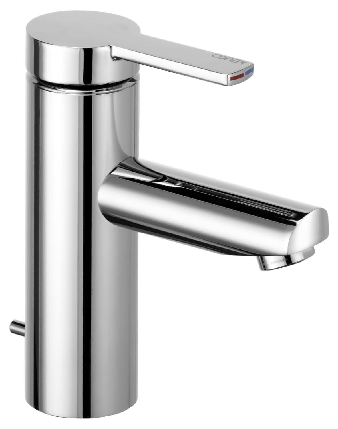 KEUCO EHM-WT-Mischer Plan blue 53902, mit Ablaufgarnitur, verchromt