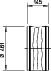 Helios FM 450 EX Flexible Manschette für EX-Bereich mit 2 Schlauchschellen
