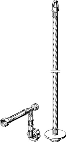 Viega Anschlussset 8570.63 aus Edelstahl Rostfrei/schwarz