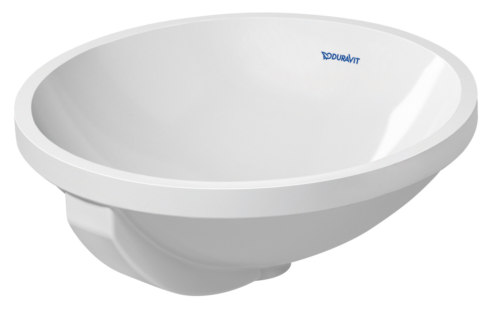 Duravit Einbauwaschtisch Architec 400 mm EB v.u.,m.ÜL,o.HLB,u.glasiert,weiß