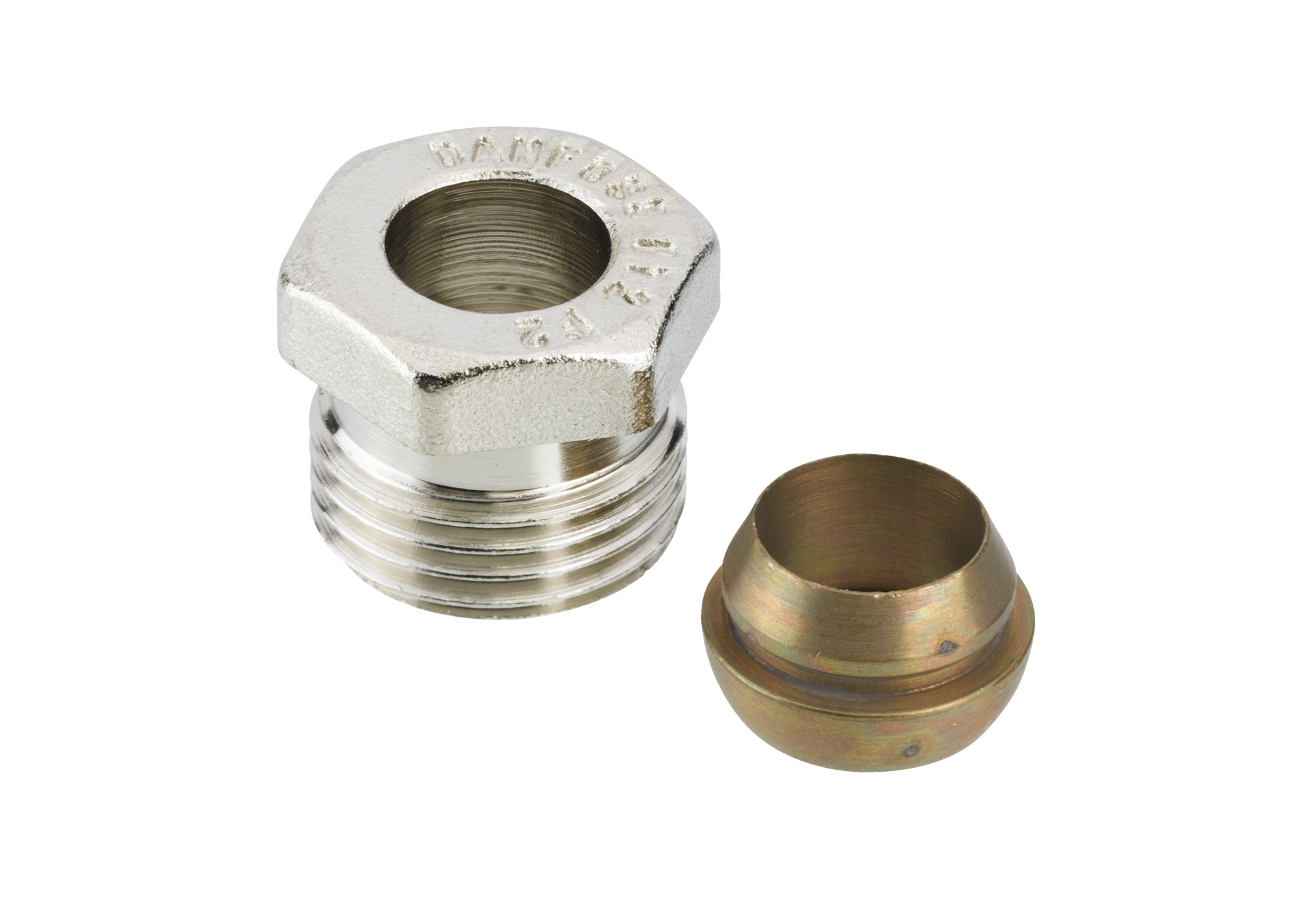 Danfoss Klemmverbinder R 1/2 AG auf 12mm für Stahl- und Kupferrohre