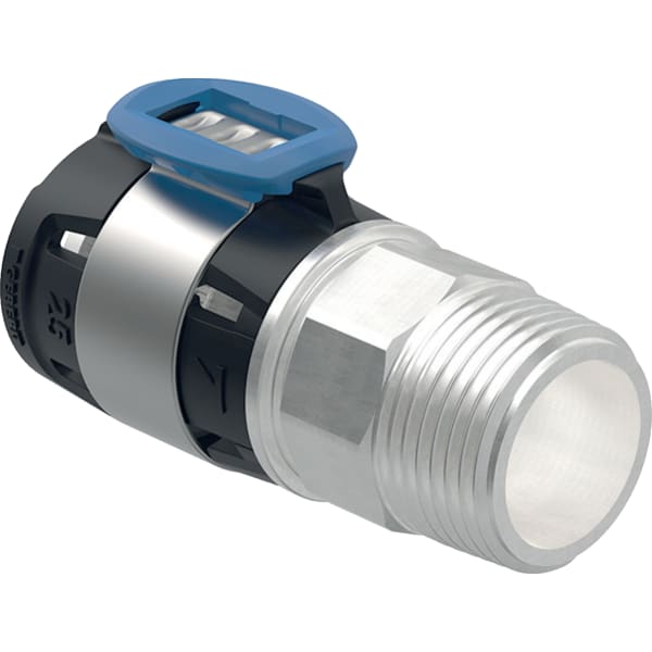 Geberit FlowFit Anschluss gerade, mit AG SiBr d20-R3/4