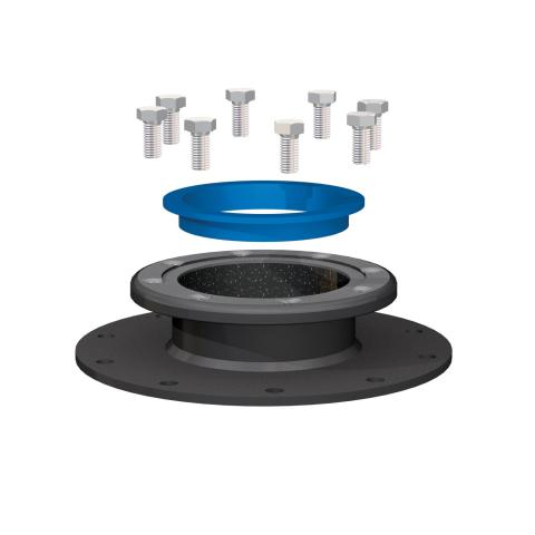 Flamco Reduzierflansch m. Muffe Flextherm DN 110, G1 1/2, f. Einschraub-HK-Montage