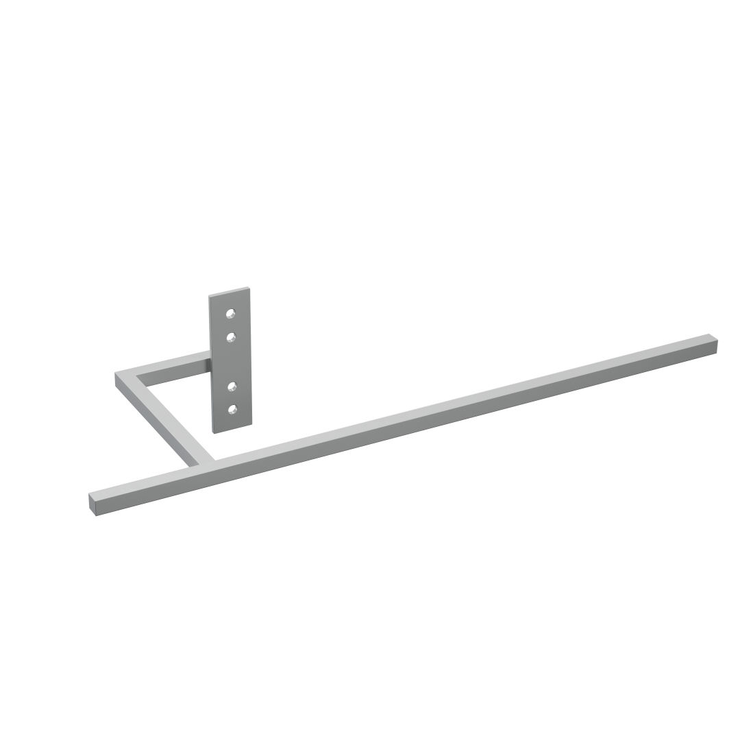 Kermi Handtuchbügel lang S600 Abmessungen: 440 mm, Strukturweiß