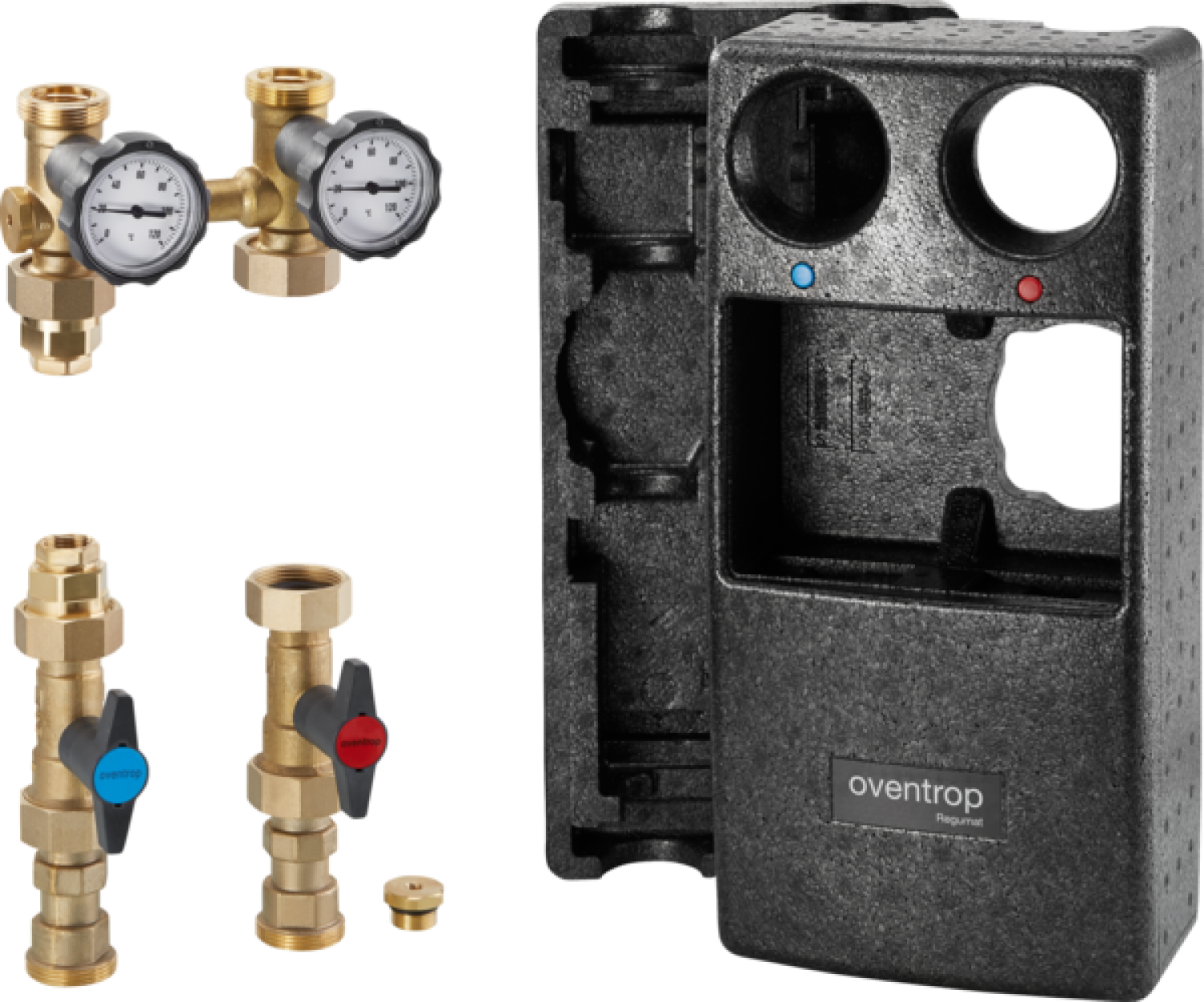 OVENTROP-Station Regumat S-180 WMZ DN 25, ohne Pumpe