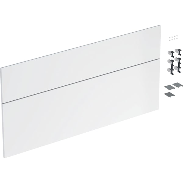Geberit Schubladenfront Set für iCon für WT B:120cm, weiß glänzend