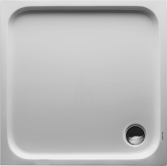 DU D-Code Duschwanne, Quadratisch, 900x900x85 mm, Weiß, Sanitäracryl, Antis