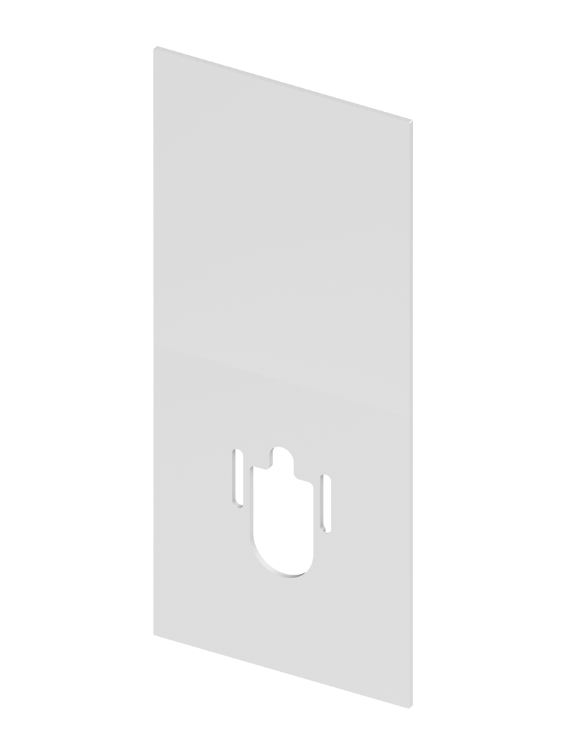 TECE-Nachrüstplatte für TECE-Dusch-WCs, weiß matt