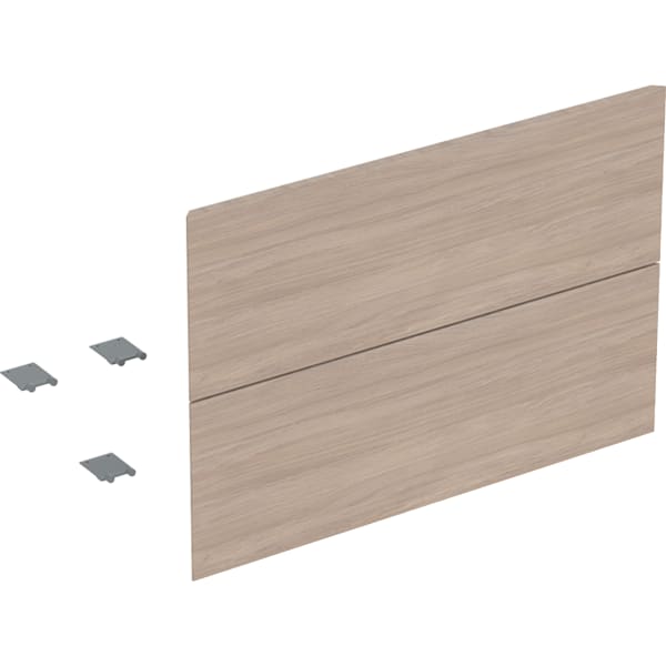 Geberit Set Schubl.-Frt für ONE US, 2 Schubl. für WT B: 75cm, Eiche