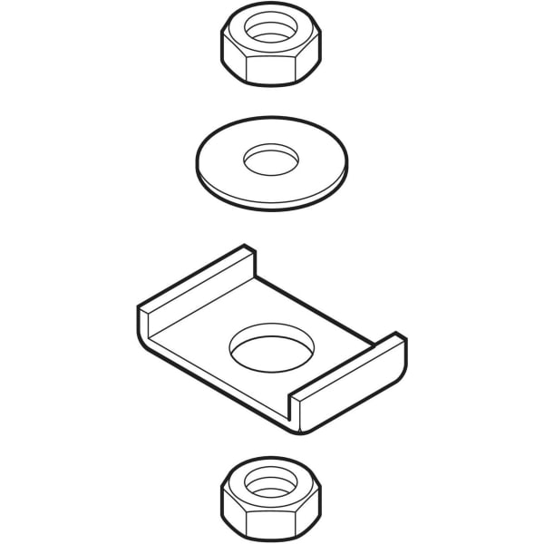 Geberit Pluvia Aufhängeelement C-Profil