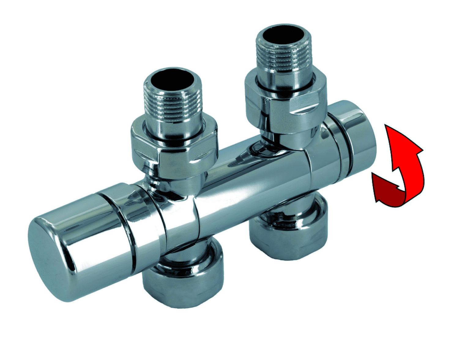 ZE Anschluss-Armatur Set U M30x1,5, Eck- oder Durchgangsform, weiß