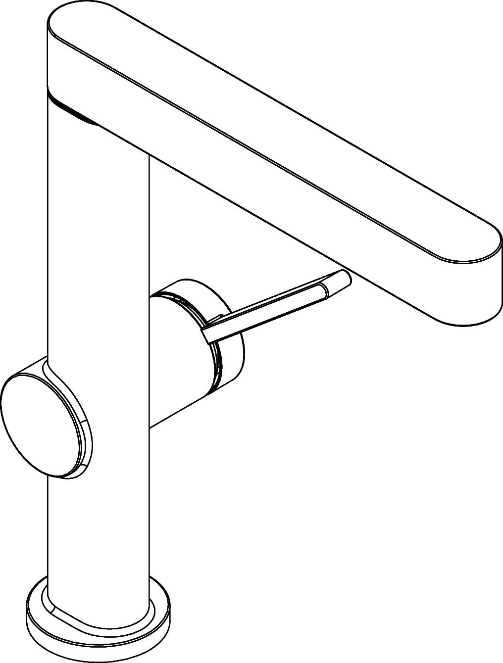 Hansgrohe Waschtischmischer 230 Finoris Ausziehbrause 2jet mattweiss