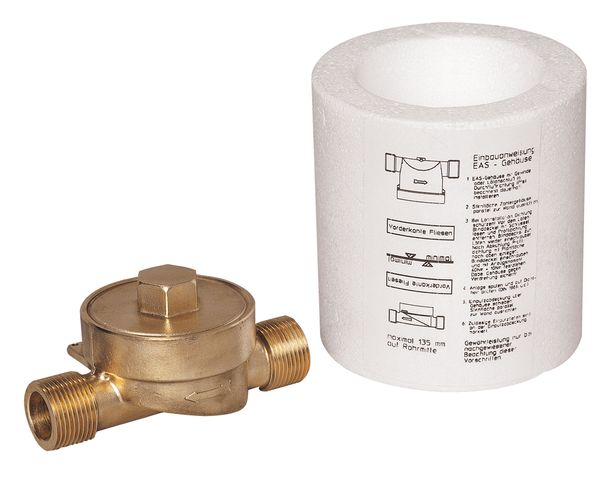 Flamco EAS-Gehäusebausatz Koax G 2B, Messing Lötanschluss 22mm Flamco EAS-Gehäusebausatz Koax G 2B, Messing Lötanschluss 22mm