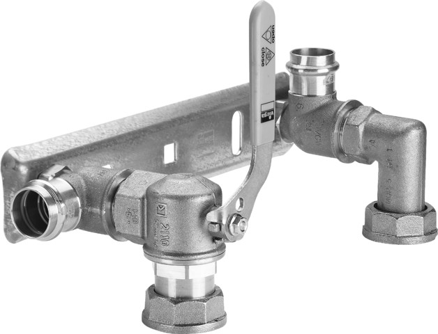 Viega Montageeinheit G2343 in R1 x Rp1 x 28mm Stahl