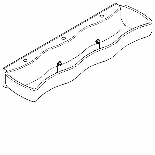 AR Waschrinne, WASHINO, MIRANIT, 1600x207x450 mm, 3 Waschplätze