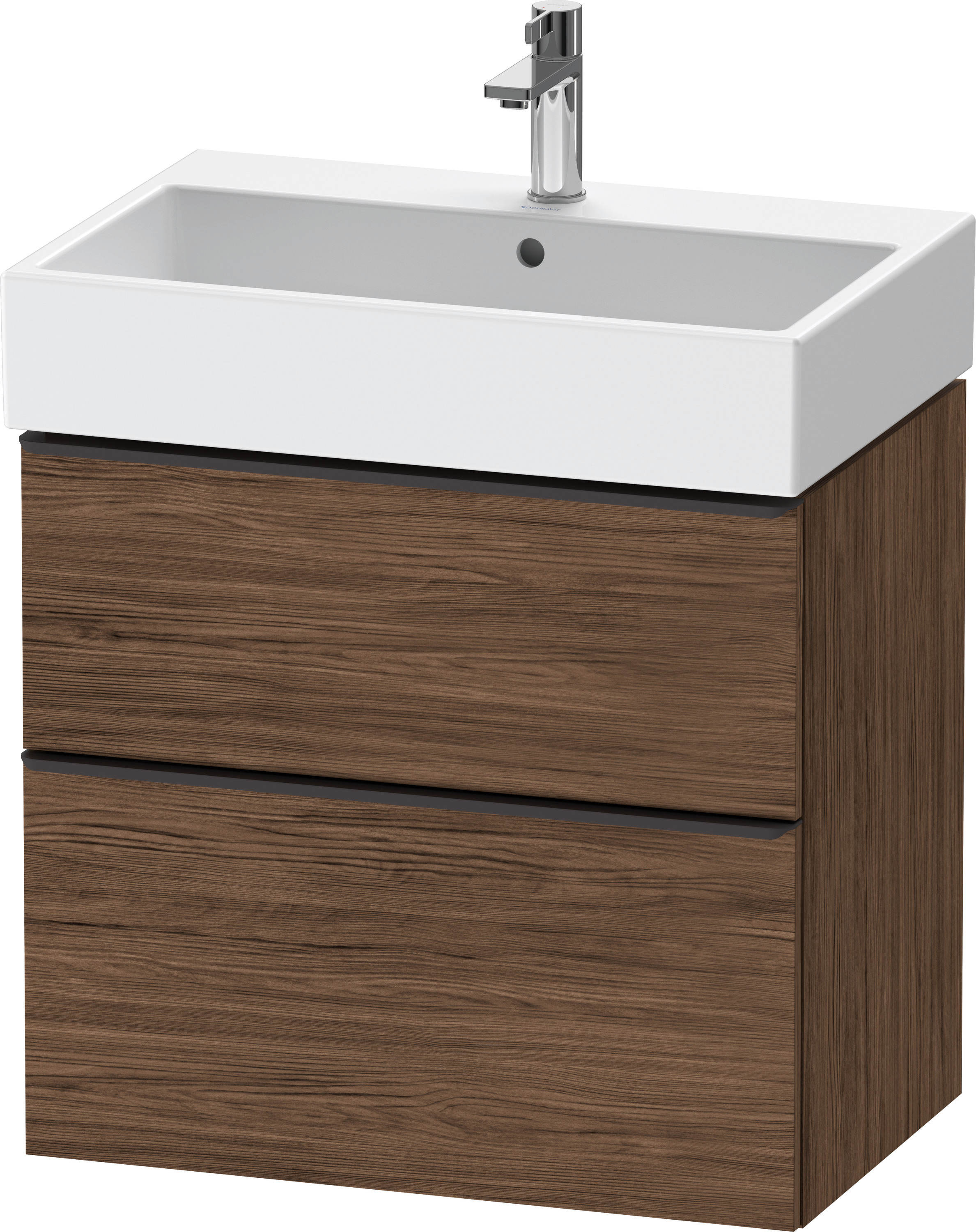 Duravit D-Neo WTU,Ausz:1,Schubk:1,GR:Dia.Schw 684x442x625mm,Wandh,Nussb.Dkl.Matt,Dek.
