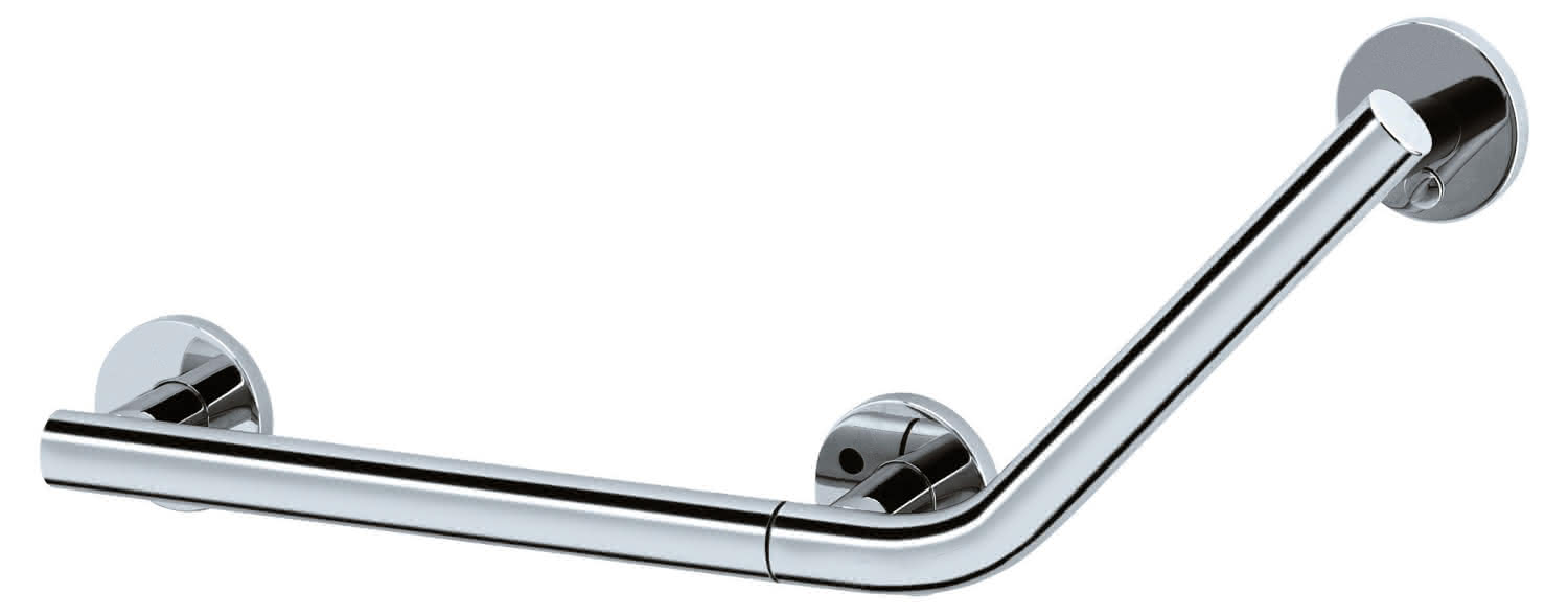 KEUCO Winkelgriff Plan Care 34907, 135 Gr rechts, silber-eloxiert, 673/266 mm