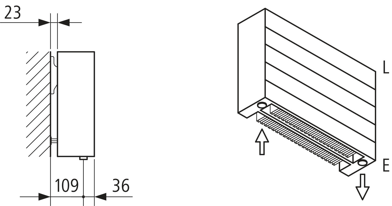 Kermi Heizwand HHN Typ22 BH840x122x2600 QN4685,weiß,6bar,o.Abd.,AB 12,LH260