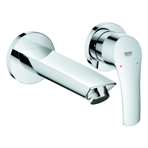 GROHE 2-Loch-WT-Wandbatterie Eurosmart 29337_3 FMS für 23571 Ausl. 171mm chrom