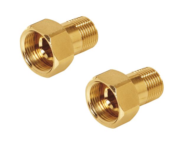 Flamco Verschraubungssatz DN40, blank ÜM G2 x AG Rp1 1/2