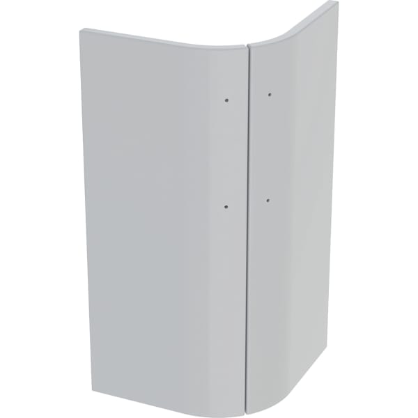Geberit Set Türen für Eck-HWB-Unterschrank Renova Compact, hellgrau