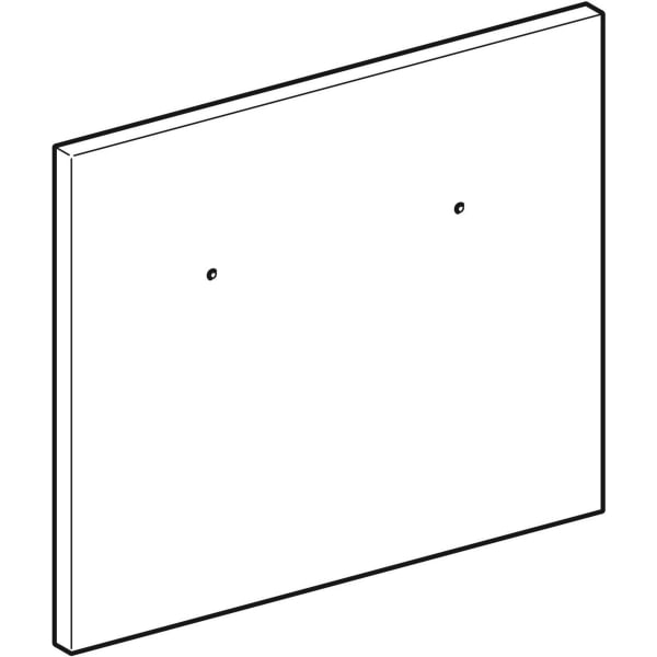 Geberit Schubladenfront f. Hocker Silk, weiß