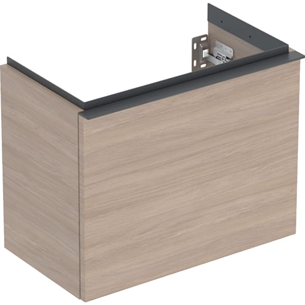 Geberit iCon Unterschrank für HWB, 1 Schubl. 52x41,5x30,7cm, Eiche/Gr. Lava