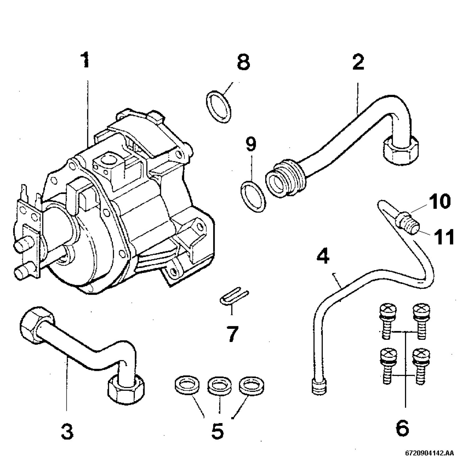 BOSCH Installationszubehör Nr. 442 Hydraulikschalter