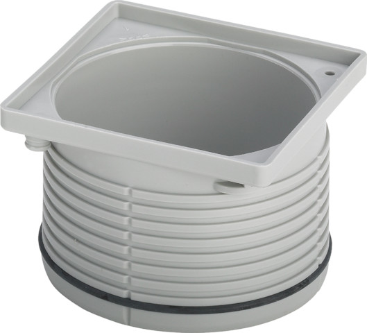 Viega Aufsatzrahmen 4922.2 in 100x100mm Kunststoff grau Viega Aufsatzrahmen 4922.2 in 100x100mm Kunststoff grau