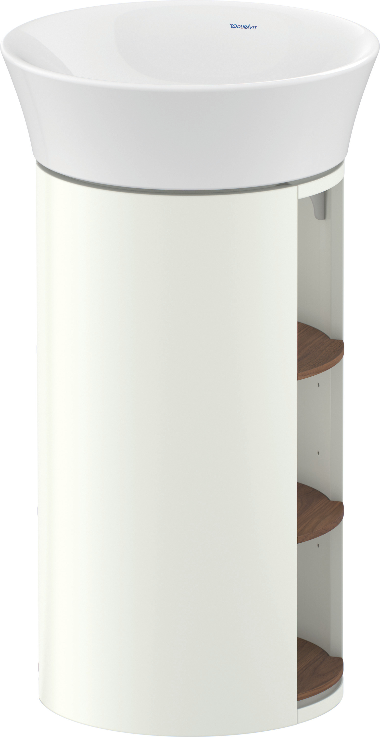 Duravit WTU White Tulip bodenst. 751x350x410mm, A.Nussb.M./Weiß Sdm