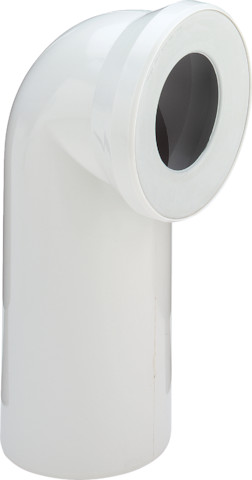 Viega WC Anschlussbogen 90 Grad 3811 in DN100 aus Kunststoff weiss