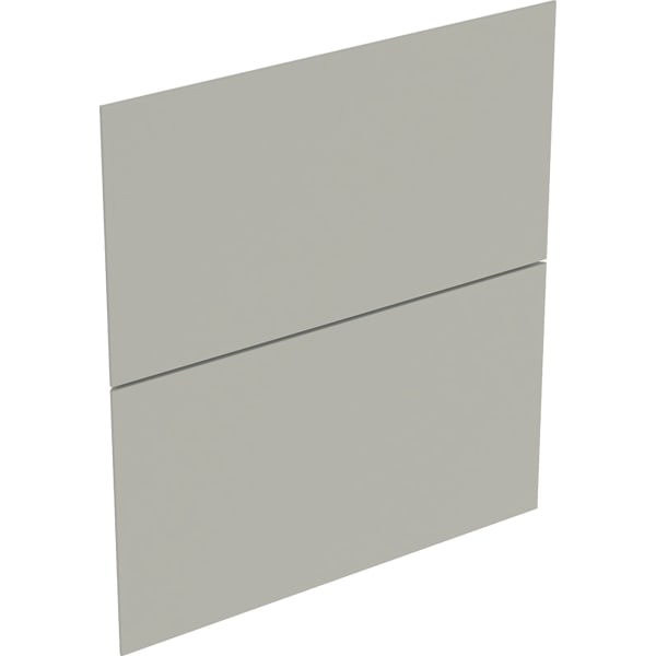 Geberit Set Schubl.-Frt für ONE Seitenschrank zwei Schubl., B:45cm, greige