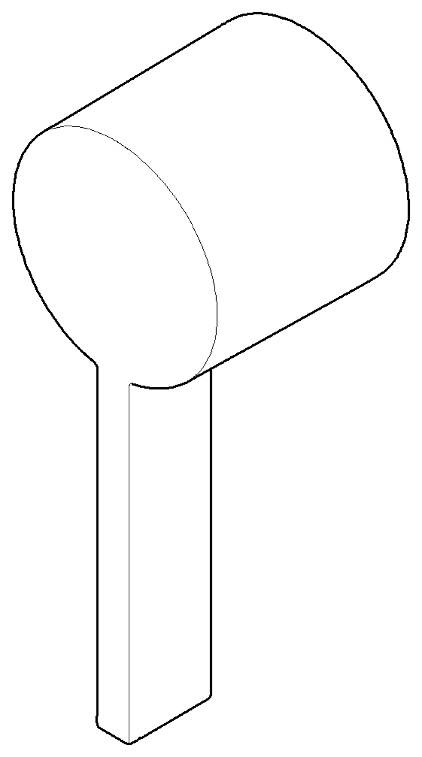 DO Griff ERSATZTEILE 092067007 50 x 125 x 46 mm Chrom