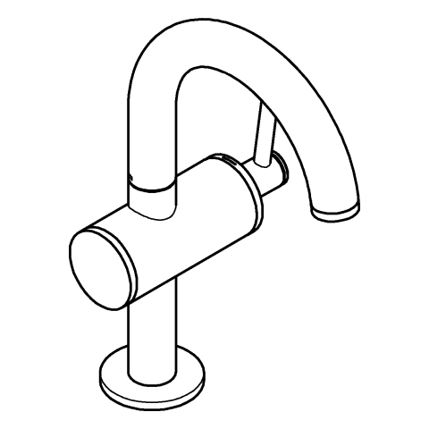 GROHE Einhand-Waschtischbatterie Atrio 24363 M-Size supersteel