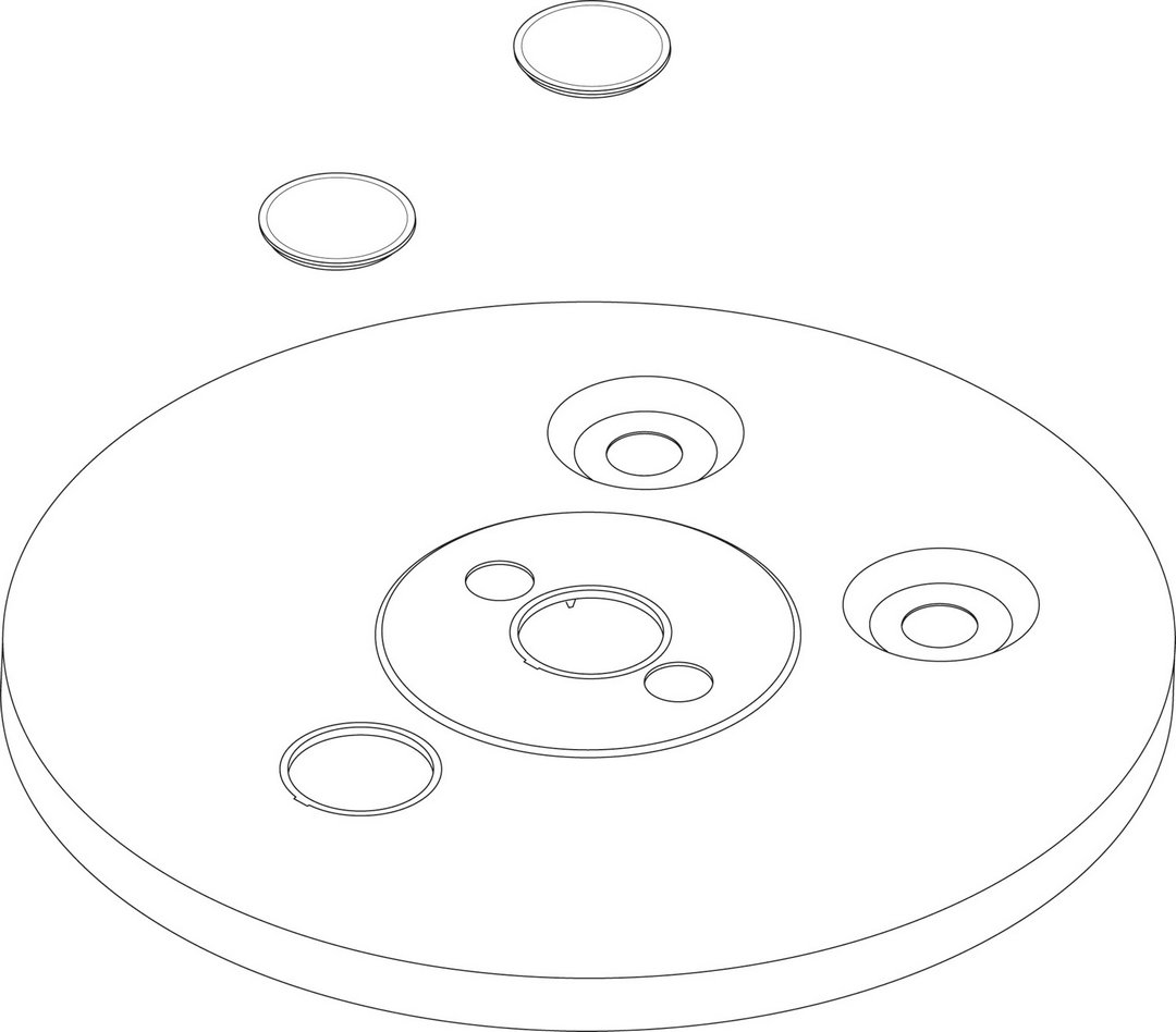 BOSCH Ersatzteil TTNR: 8735100690 Verkleidungsdeckel D600 schwarz everp