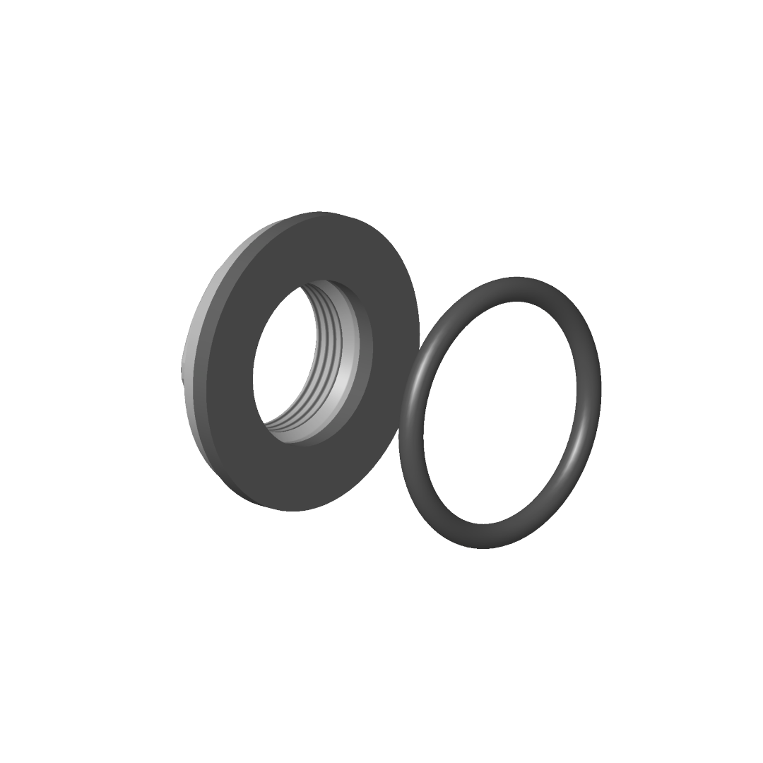 DO Befestigung mit Dichtungen ERSATZTEILE 04231000404 D 45 mm, 3/4"