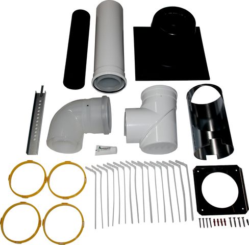 Wolf Anschluss-Set DN110/160 - C33x DN110/160 im Schacht, Abdeckung PP