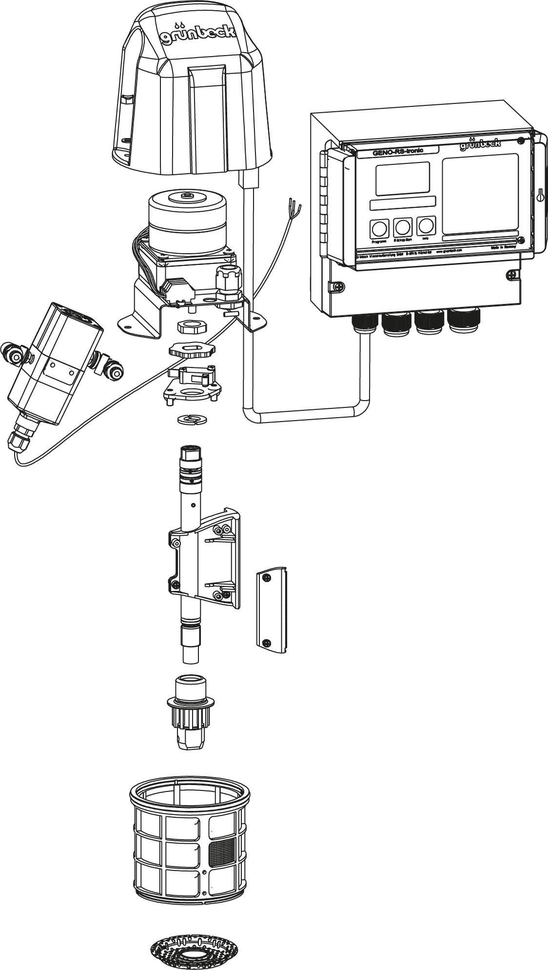 Gruenbeck Umrüstsatz MX (A) / MXA (B) 1"-1 1/4", 50 um