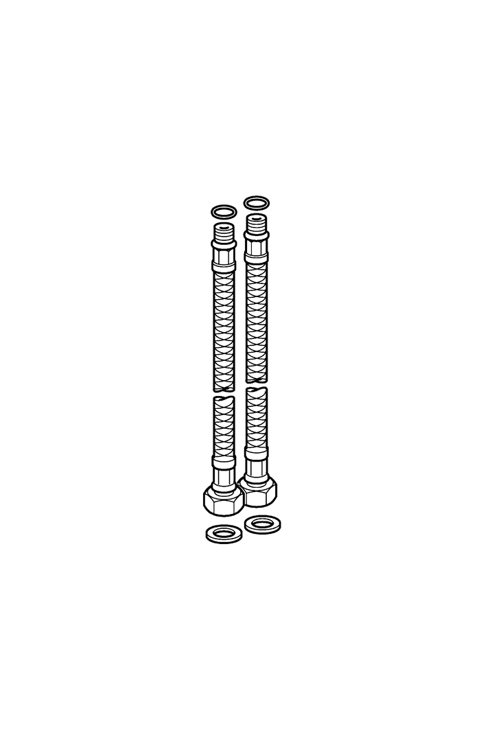 Hansa Schlauch HANSA 59914008 M8x1, G3/8, L=480 Hansa Schlauch HANSA 59914008 M8x1, G3/8, L=480