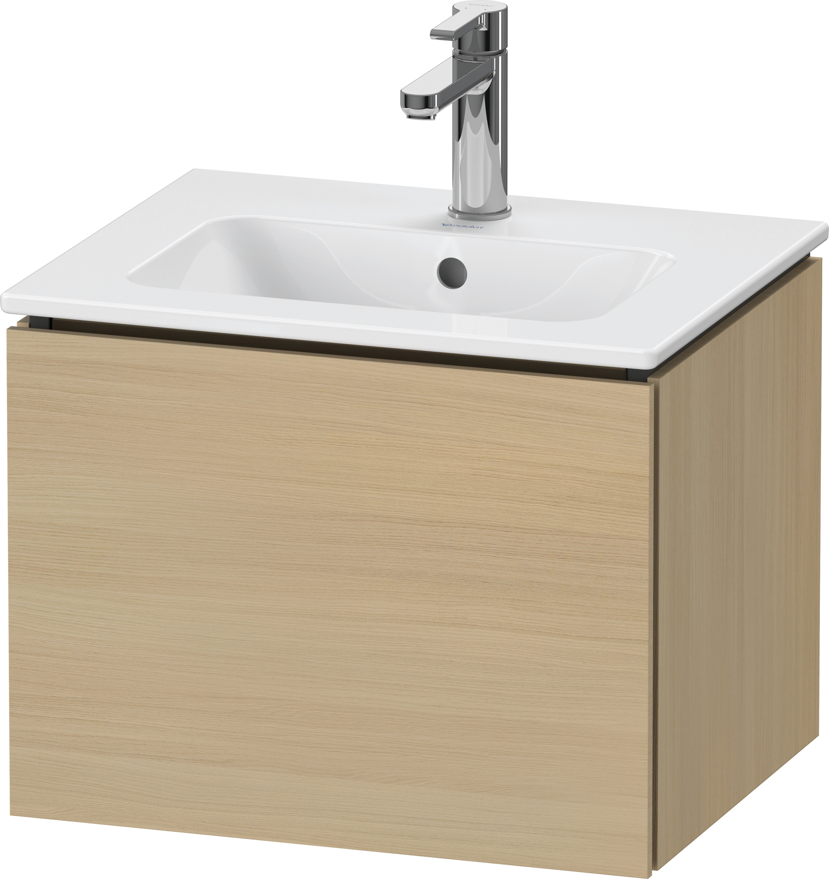 Duravit WTU L-Cube wandhängend, 1 Auszug 400x520x421mm, Mediterrane Eiche