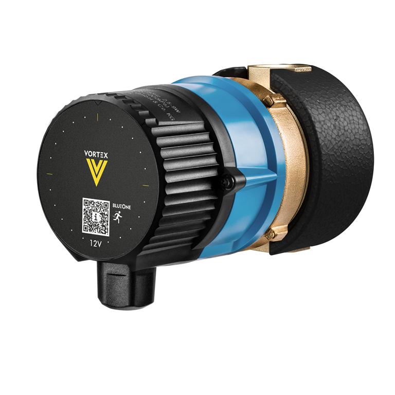Vortex Pumpe BWO 155 R 12V Gleichstrom Anschluss 1/2"i, mit DC-Dauerläufermodul