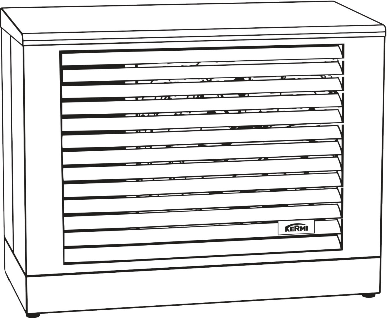 Kermi x-change dynamic pro ac 10 AW E E 5-15kW, Luft/Wasser außen, ohne Regler
