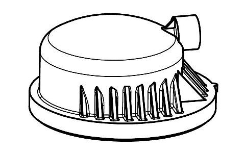 Gruenbeck Impulsgeberkappe 1" - 1 1/4" Gruenbeck Impulsgeberkappe 1" - 1 1/4"